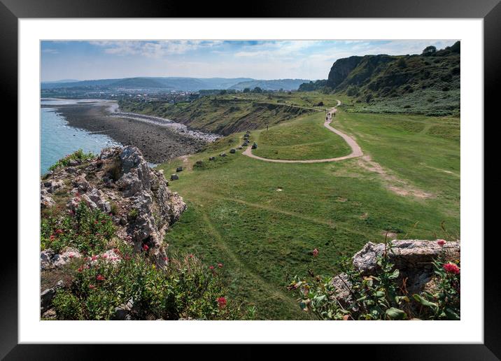 View from the Little Orme Framed Mounted Print by Wendy Williams CPAGB