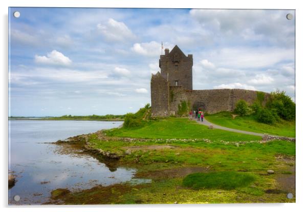 Dunguaire Castle - Irlanda Acrylic by Jordi Carrio