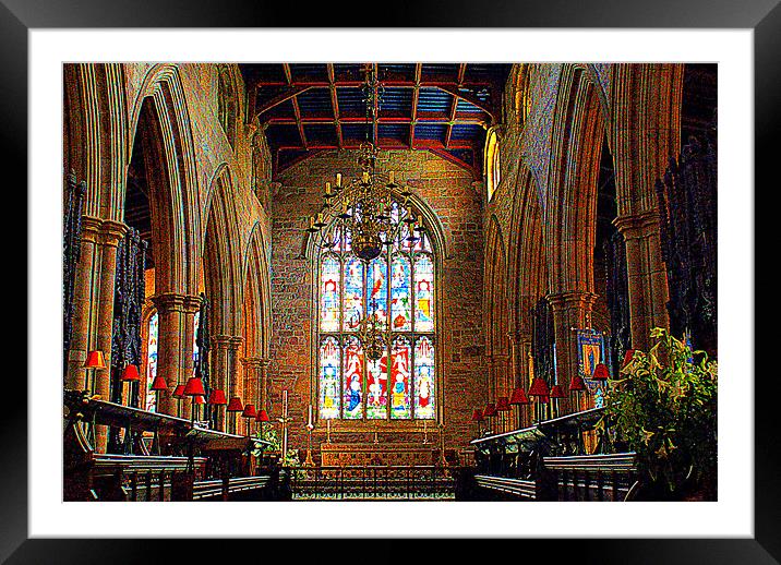 Lancaster Priory Framed Mounted Print by Jacqui Kilcoyne