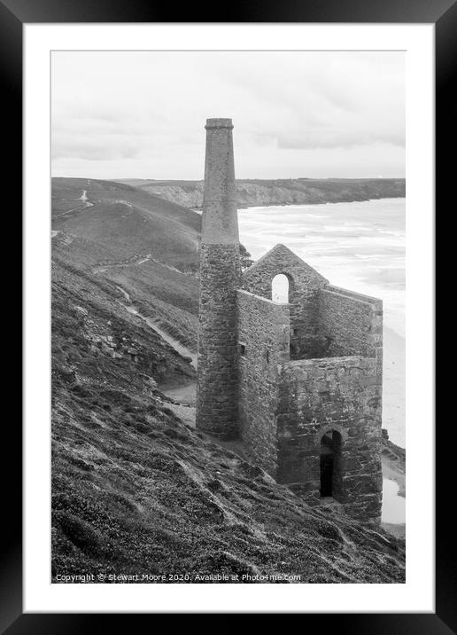 Wheal Coates, St Agnes Framed Mounted Print by Stewart Moore