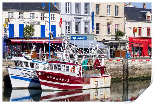Port-en-Bessin-Huppain Harbour, Calvados, Normandy Print by Arterra 