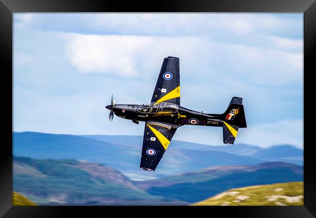 RAF Tucano Low Level Framed Print by Oxon Images