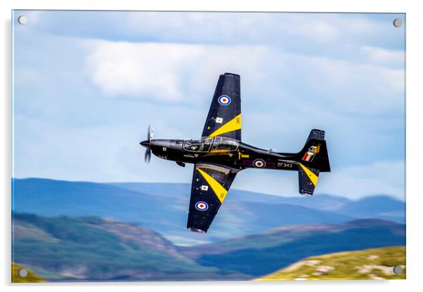 RAF Tucano Low Level Acrylic by Oxon Images
