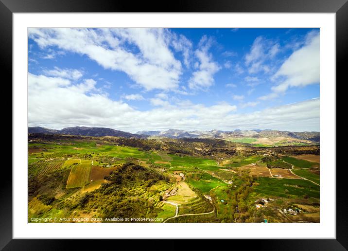 Andalucia Landscape Framed Mounted Print by Artur Bogacki