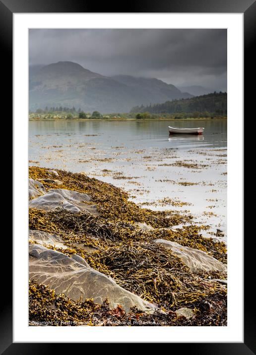 Holy Loch, Scotland Framed Mounted Print by Heidi Stewart