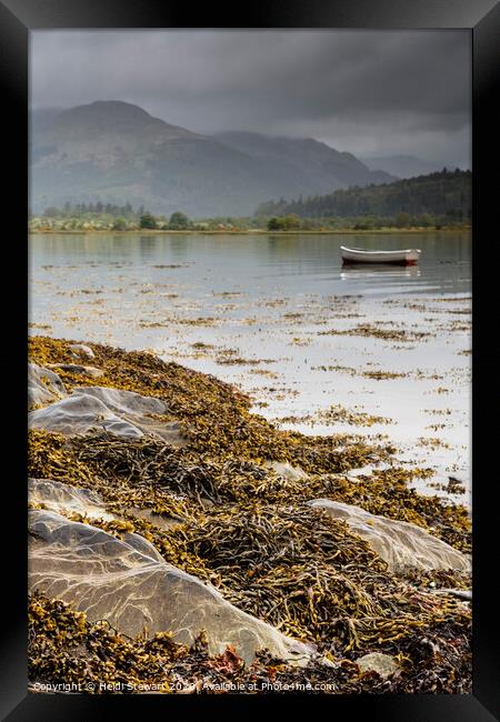 Holy Loch, Scotland Framed Print by Heidi Stewart