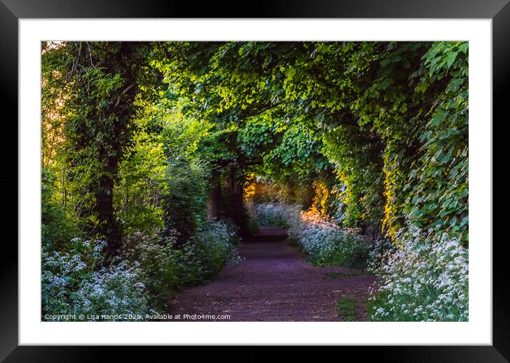 Light at the end of the tunnel Framed Mounted Print by Lisa Hands