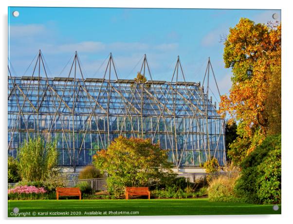 Royal Botanic Gardens in Edinburgh Acrylic by Karol Kozlowski