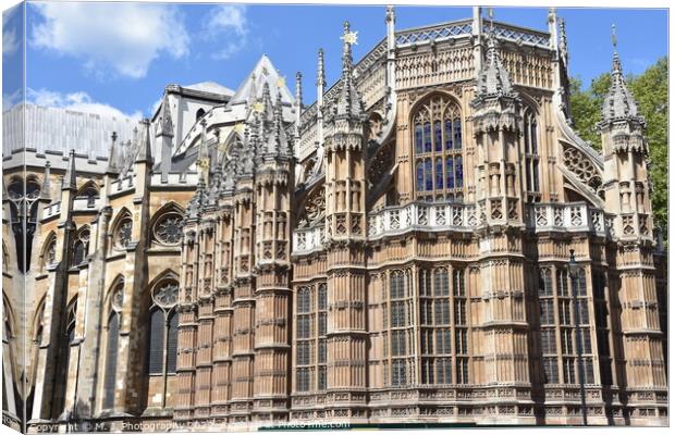 Westminster Abbey Canvas Print by M. J. Photography