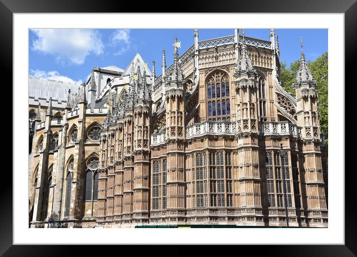 Westminster Abbey Framed Mounted Print by M. J. Photography