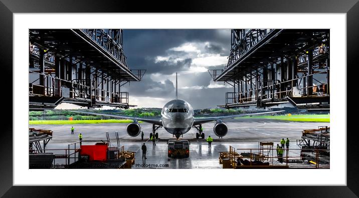 Majestic Decommissioned British Airways Boeing 767 Framed Mounted Print by Peter Thomas
