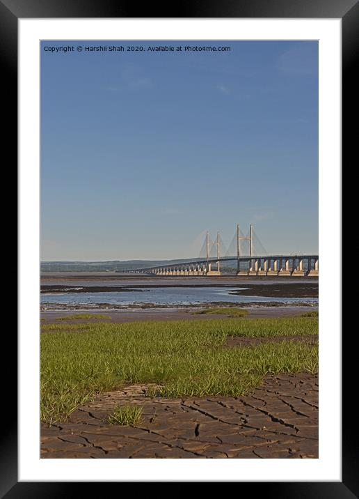 Second Severn Crossing Framed Mounted Print by Harshil Shah
