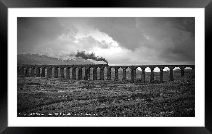 Ribblehead Viaduct Framed Mounted Print by Steve Liptrot