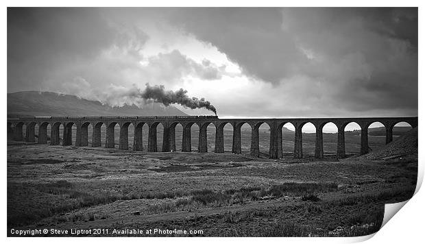 Ribblehead Viaduct Print by Steve Liptrot