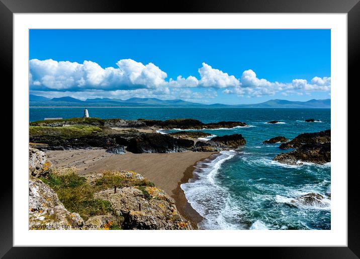 Llanddwyn Island beaches on Anglesey Framed Mounted Print by Tim Snow