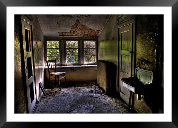 Forgotten room Framed Mounted Print by Nathan Wright