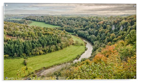River Wye Acrylic by Edward Kilmartin