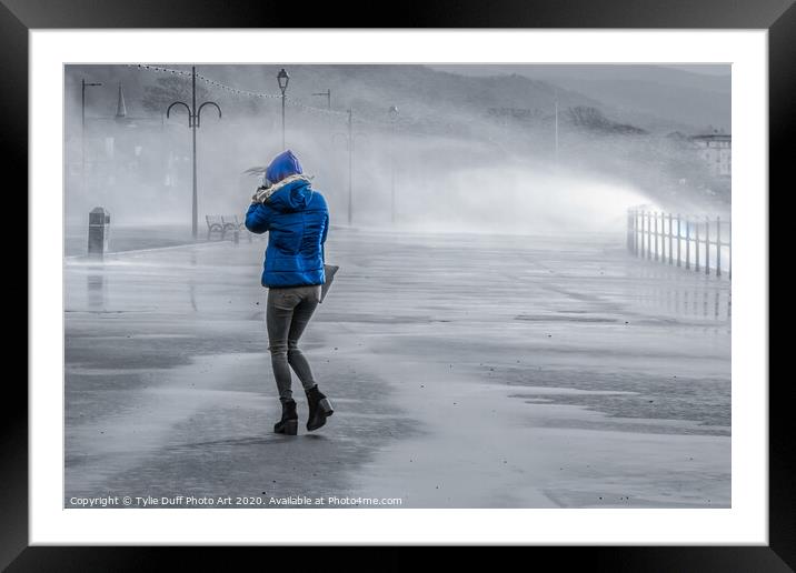 Braving the Elements Framed Mounted Print by Tylie Duff Photo Art