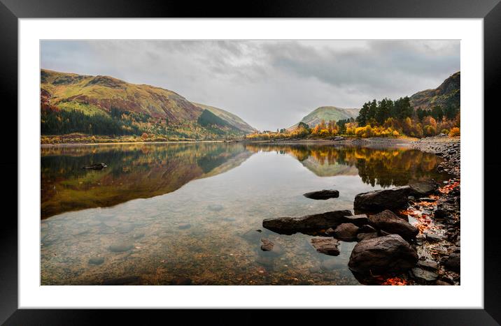 Thirlmere Reflections, Cumbria Framed Mounted Print by Maggie McCall