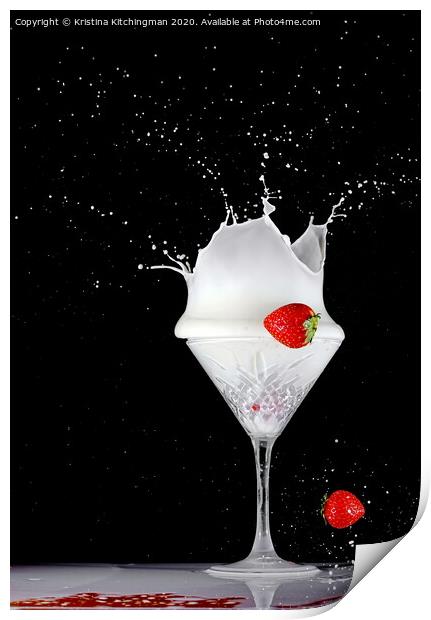 Still Life, milk Print by Kristina Kitchingman