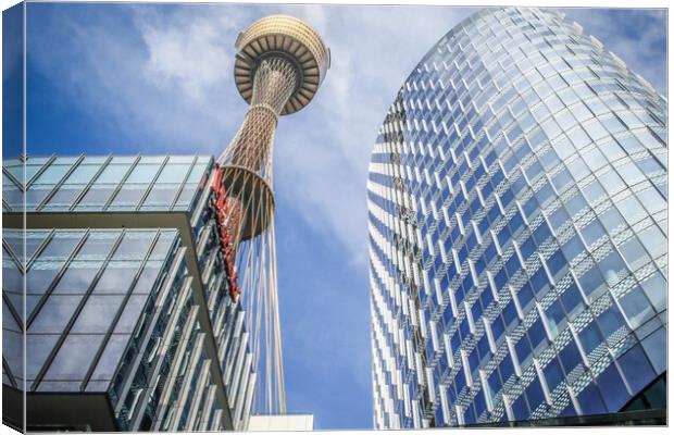 The Sydney Tower Canvas Print by Pete Evans