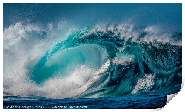 Power of the Sea Print by Steven Lupson