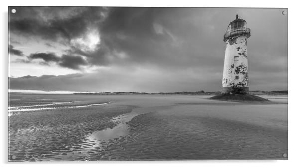Lighthouse morning Acrylic by Jonathon barnett