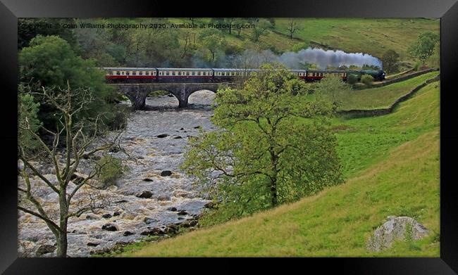 Tornado 60163 crosses the River Ribble 3 Framed Print by Colin Williams Photography