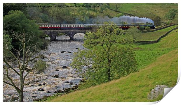 Tornado 60163 crosses the River Ribble 3 Print by Colin Williams Photography