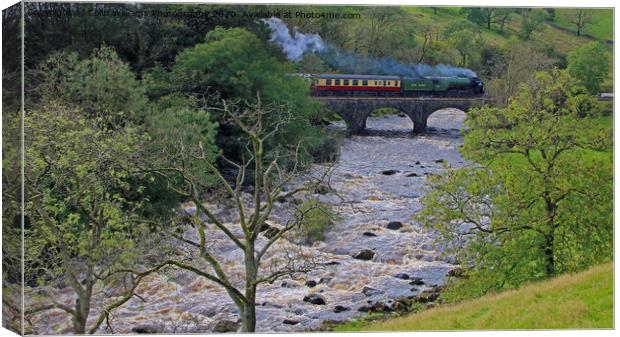 Tornado 60163 crosses the River Ribble 2 Canvas Print by Colin Williams Photography