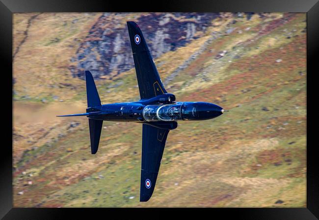 RAF Hawk Mk1 Low Level Framed Print by Oxon Images