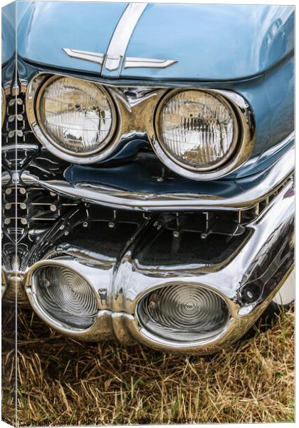 '59 Cadillac.  Canvas Print by David Buckland