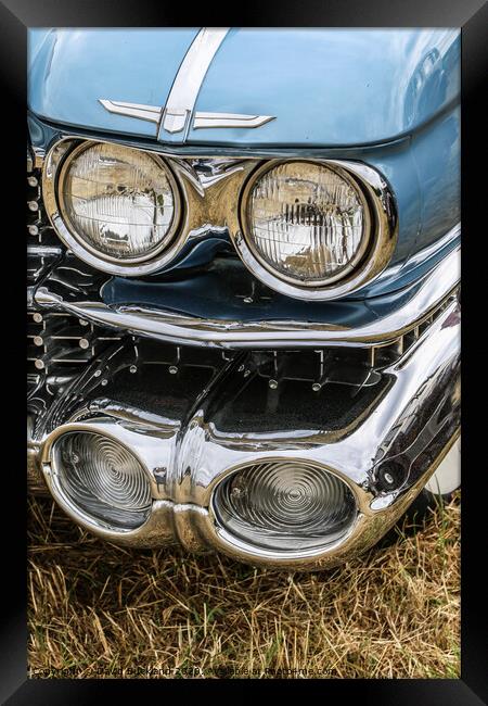 '59 Cadillac.  Framed Print by David Buckland