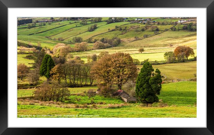 The Sperrin mountains, Northern Ireland Framed Mounted Print by jim Hamilton