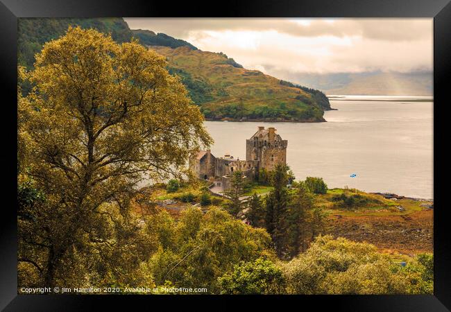 Eilean Donan Castle, Sccotland Framed Print by jim Hamilton
