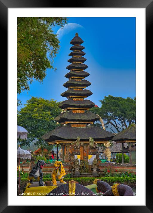 Temple of Bali Framed Mounted Print by Yagya Parajuli