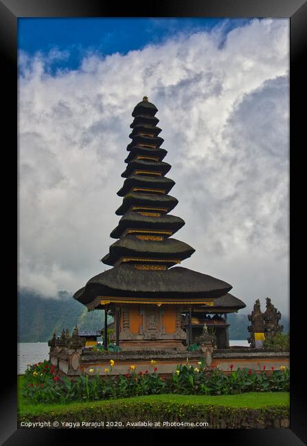 Temple of Bali Framed Print by Yagya Parajuli
