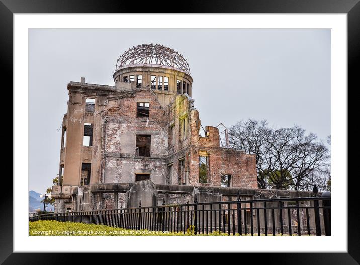 Atomic bomb dome Framed Mounted Print by Yagya Parajuli