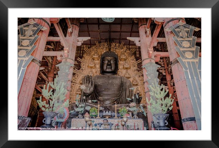 The lord called Buddha Framed Mounted Print by Yagya Parajuli