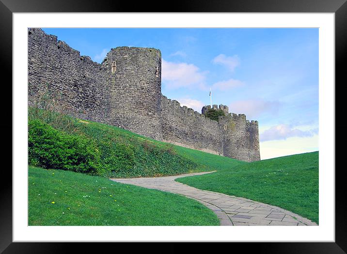 Conwy Castle, Wales Framed Mounted Print by Rebekah Drew