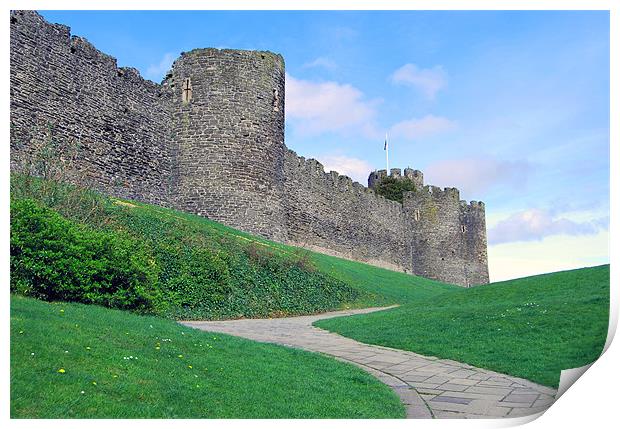 Conwy Castle, Wales Print by Rebekah Drew
