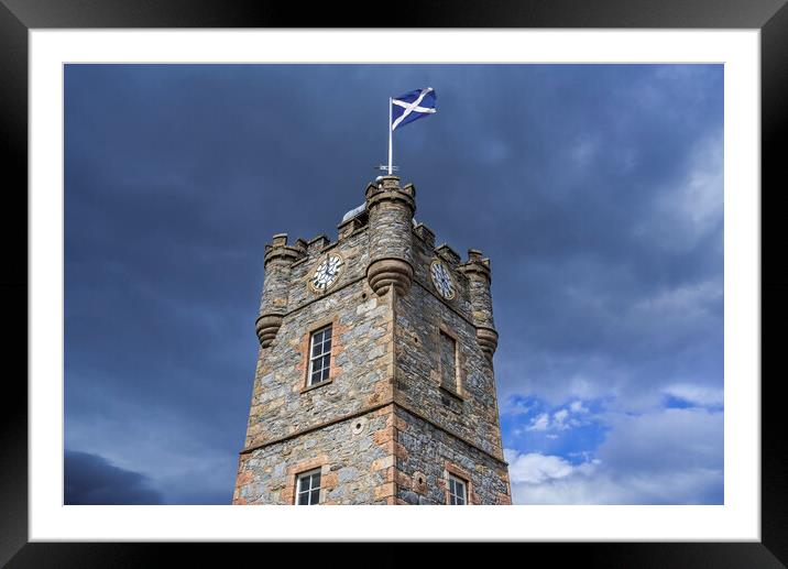 Dufftown Clock Tower, Scotland Framed Mounted Print by Arterra 