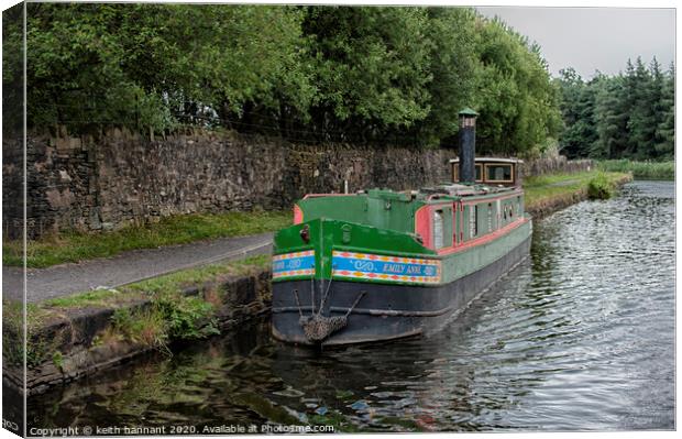 steam boat emily anne Canvas Print by keith hannant