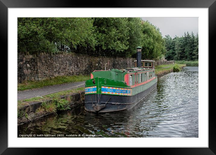 steam boat emily anne Framed Mounted Print by keith hannant