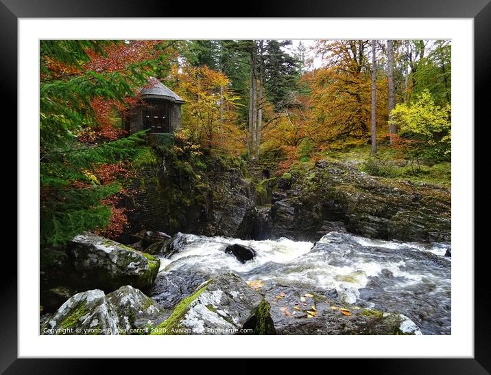 The Hermitage in Autumn Framed Mounted Print by yvonne & paul carroll