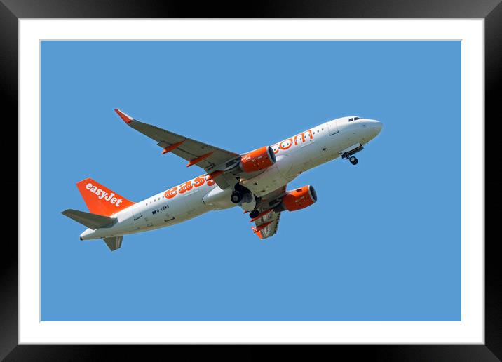 EasyJet Airbus A320-214 WL Framed Mounted Print by Arterra 