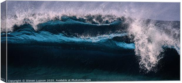 Aqua Ocean Canvas Print by Steven Lupson