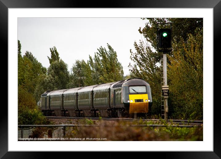 HST Approaches Framed Mounted Print by David Heyworth