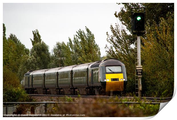 HST Approaches Print by David Heyworth