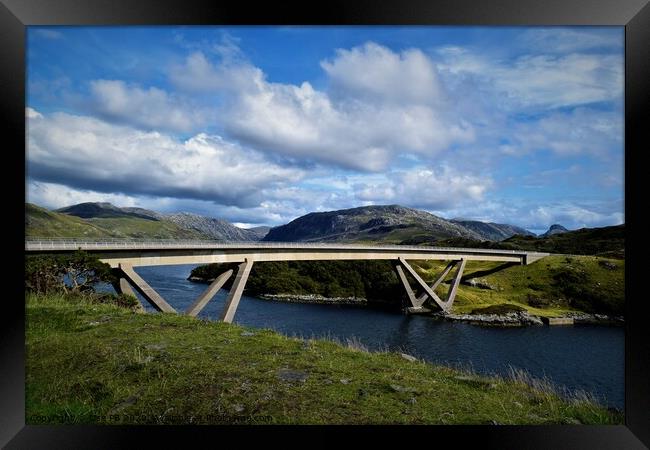 Kylesku Bridge Framed Print by Lisa PB